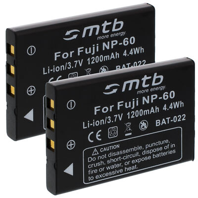 2 Akkus Klic-5000 für Kodak EasyShare LS443, LS633, LS743,LS753, ONE, P712, P850