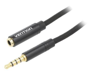 BHBBD Kabel Jacka 3,5mm 4pin Stecker,Jack 3,5mm 4pin Busche 0,5m VENTION