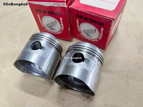NOS Honda CD175 CA175 CB175 CL175 SL175 Pistone 0,25 P/N 13102-235-000 A coppia - Foto 8 di 9