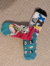 3 Pair Pack Felix The Cat low cut Socks Size 4 to 10