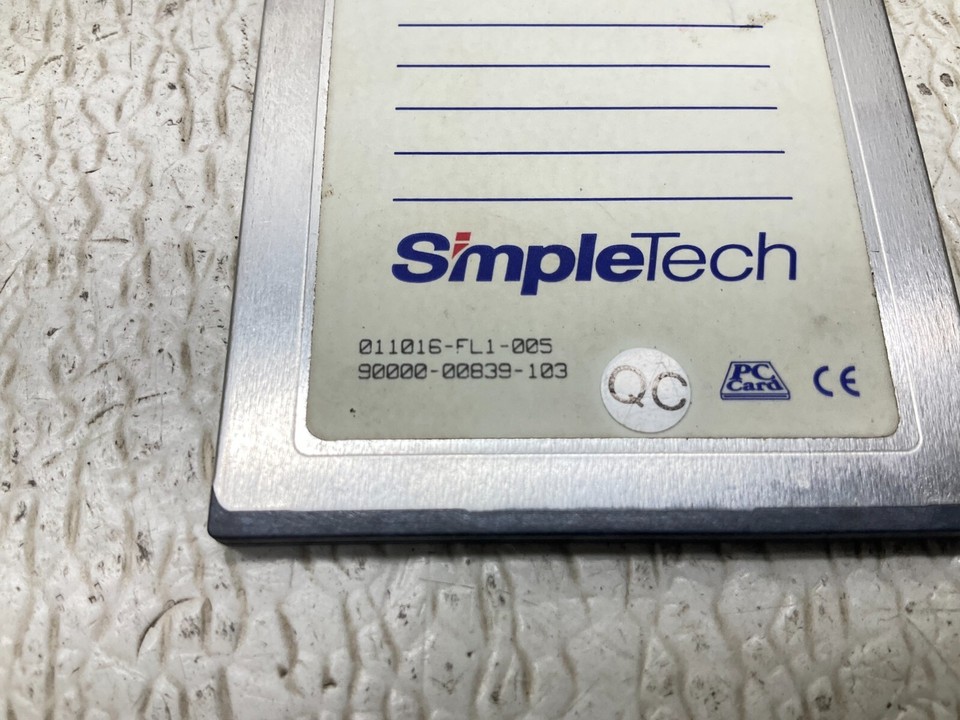 SimpleTech 16 MB Digital Media PC Card Flash Storage (TSC) | eBay