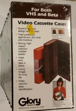 NEW Vintage 10 Pack Universal VHS  Beta Video Cassette Cases Glory Products
