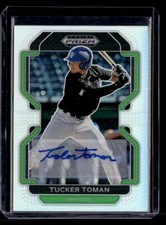 2022 Panini Prizm Draft Picks #PDP77 Tucker Toman Base Autographs Silver AU