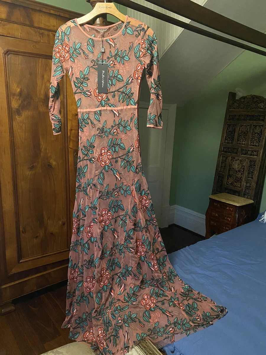 Beautiful BNWT For Love Lemons Rosali Floral Embroidered Maxi