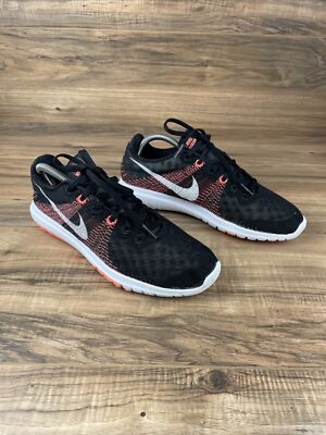 Nike Flex Fury Womens Size 705299-001 Lace Up Black