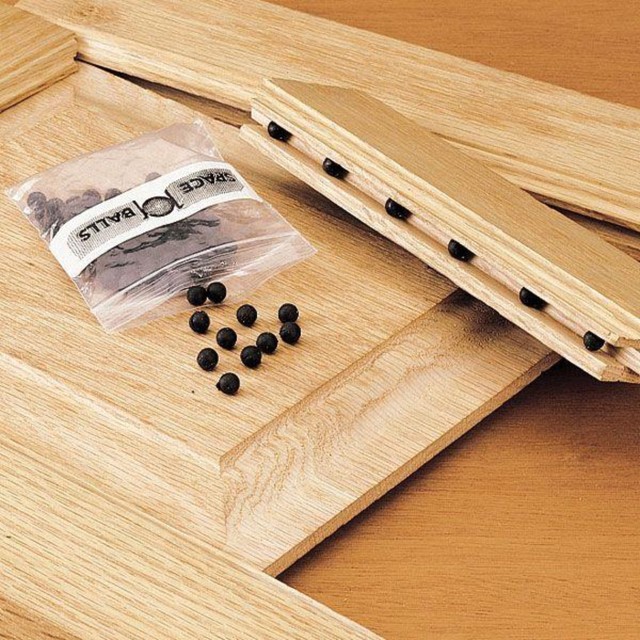 100 Pack Space Balls Raised Panel Door Spacers For 1/4" Groove