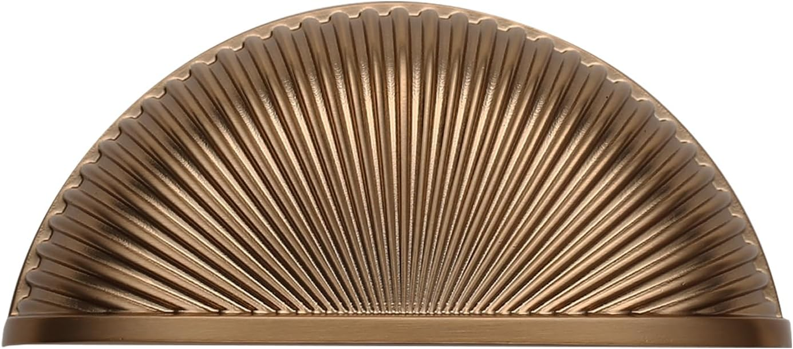 10 Pack Champagne Bronze Cabinet Cup Pulls, 3 Inch(76Mm) Hole Centers Cabinet Ha