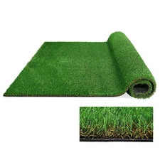 6.5x13ft Artificial Grass Fake Synthetic Rug Garden Landscape Lawn Carpet Mat US