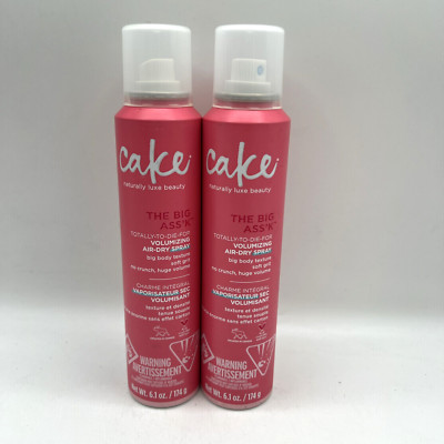 Cake Beauty The big Ass'K Volumizing Air Spray Big body Texture 6.1 oz 2 Pack