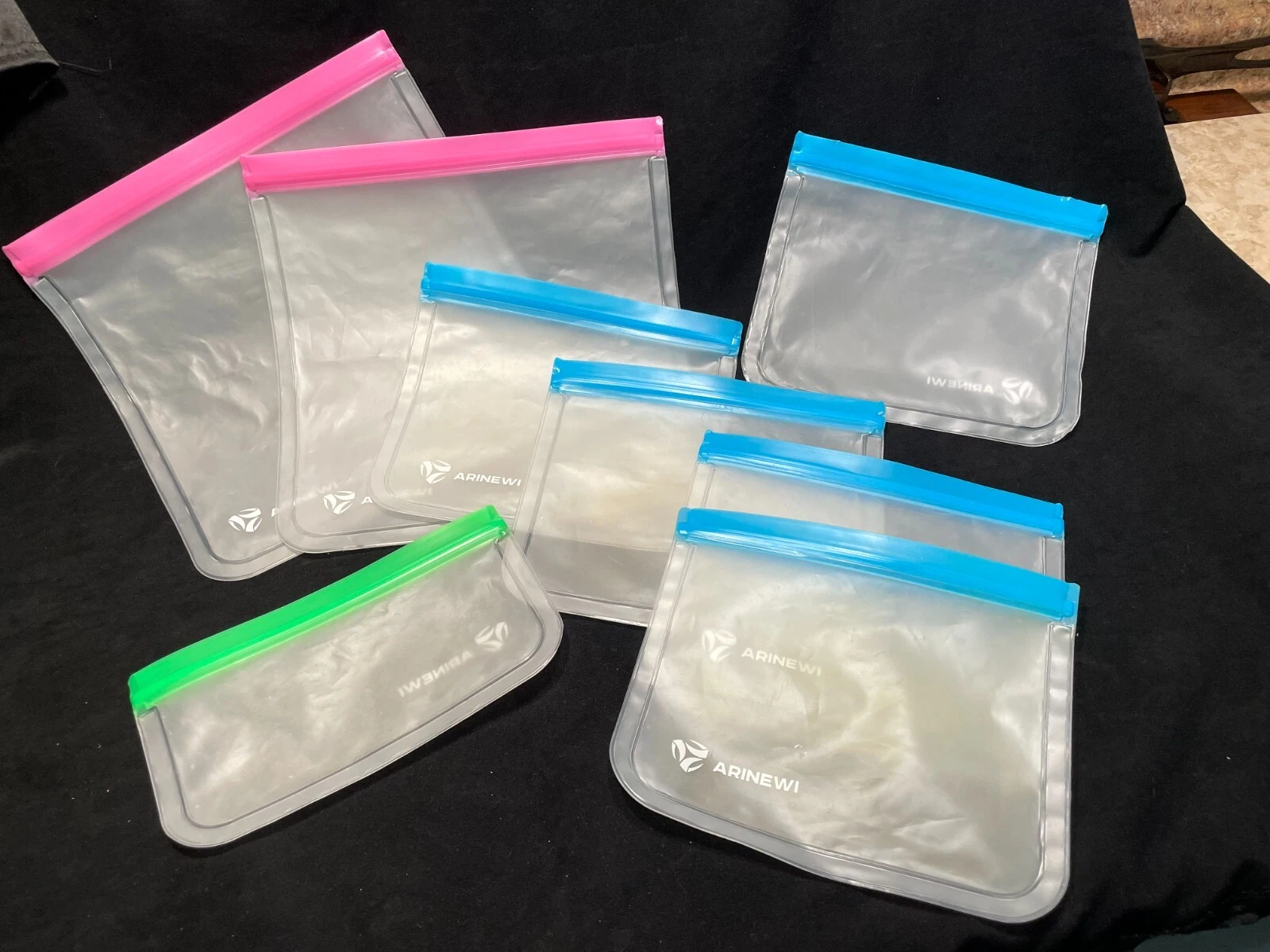 ARINEW 9 piece silicone bag set
Opens in a new window or tab