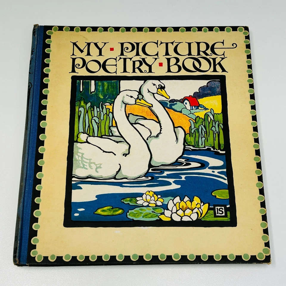 My Picture Poetry Book Oxford University Press Illust. Children's Book 1925 Rare - image 3 of 4