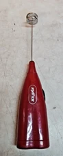 Zyliss Red Handle Electric Drink Frother; Battery Operated