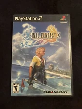 Final Fantasy X (PlayStation 2, 2001) Black Label CIB w/ Manual
