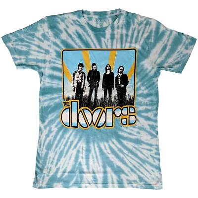 The Doors Waiting For The Sun Dip Dye Official Merchandise T-Shirt Neu