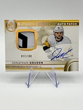 2023-24 SP Authentic Hockey #140 Jonathan Gruden /100 Future Watch Auto Patch RC