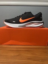 Nike Journey Run Men 9 Woman 10.5 Running Shoes BlackOrange/Anthracite ComfiRide