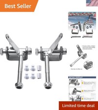 Steering Spindle Bracket Set 5/8" Axle Kingpin 4-1/2" Long for Go Kart 212cc ...