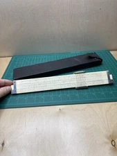 VTG Dietzgen Micromatic #1732 Slide Ruler Decimal Trig Type | Log Leather Case