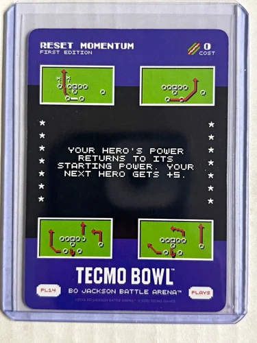 Bo Jackson Battle Arena Tecmo Bowl Reset Momentum 1st Edition 2026 PL14 SSP 14