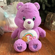 Care Bear 2015 Best Friend Bear Purple Rainbow Heart Star