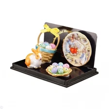 Reuter porcelain beatrix potter easter accessories - dollhouse  miniature