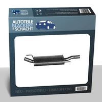 Auspuff Endtopf für VW Golf III + Cabriolet Golf IV Cabriolet