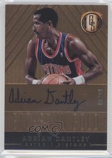 2014-15 Panini Gold Standard Etched in 89/99 Adrian Dantley #8 Auto HOF 0l2