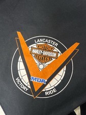 Harley-Davidson Lancaster Victory Ride MDA Bandana Concessionario Evento Nero