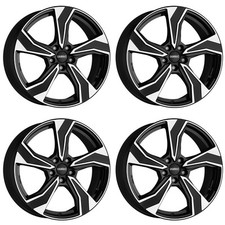 4 Dezent KB dark Felgen 6.5Jx17 5x100 für Volkswagen Beetle Bora Fox Golf Polo T