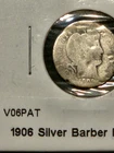 1906 BARBER DIME