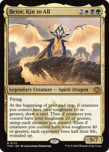 1x Betor, Kin to All - Tarkir: Dragonstorm - NM  -  MTG