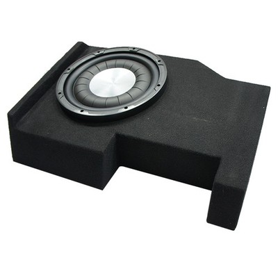 Harmony HA-F104 10'' Subwoofer Fits 14-18 GMC Sierra Crew Cab Single Sub Box