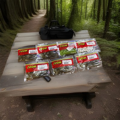 7 Packs Of ZOOM Fishing Bait. New. See Pics For Variety.  Bass Loves Em