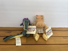 The Disney Store Fantasia Alligator Crocodile Hippopotamus Bean Bag Plush