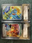 CGC GEM MINT 10 First Partner Collection CHARMANDER AND SQUIRTLE