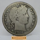 1914-D Barber Silver Quarter - #C59102NQ