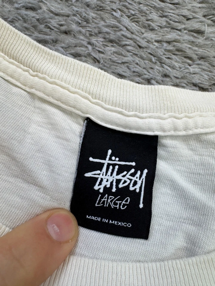 Camisa De Colección Enemigo Público Hombres Grande Stussy MTV RAPS Flava Flav Años 90 Hip Hop Cuello Redondo Foto 3 de 4