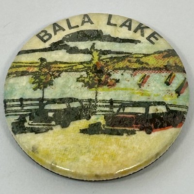 Bala Lake Llyn Tegid Gwynedd Wales Pin Anstecker Vintage Landschaft Souvenir Reise