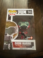 Funko Pop! Vinyl: Gamestop Exclusive Red Doom Marine #90 VAULTED