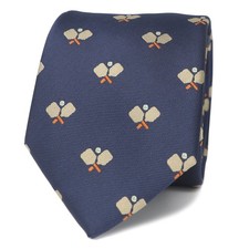 Sports Theme Pattern Neckties With Gift Box Golf Theme Ties Tennis Necktie Fo...