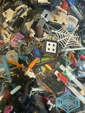 Assorted Lego building Bricks & pieces  Printed and Stickered Parts  2 Lbs #16