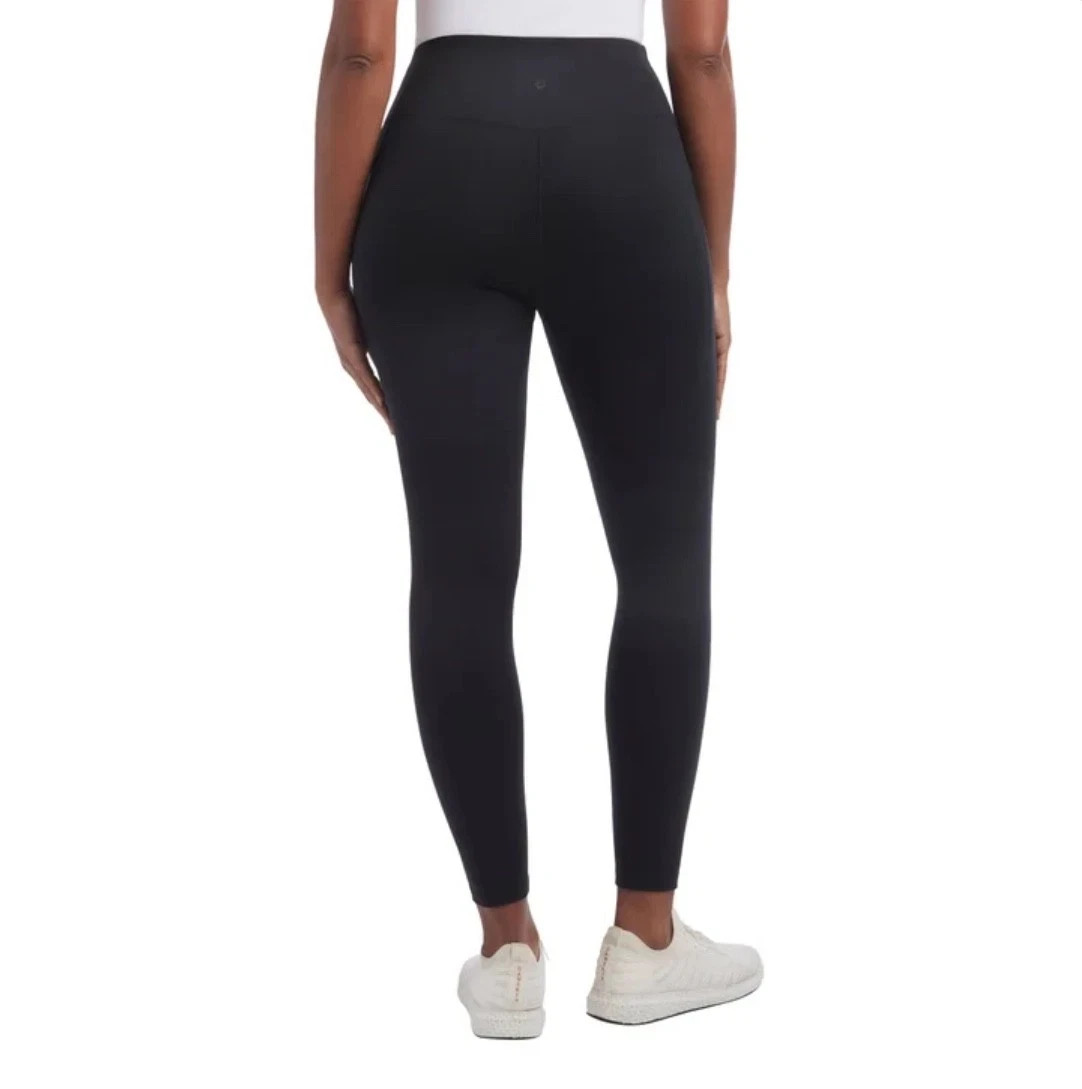 Danskin Women's Satin Stitch 7/8 Legging, Black Salt, Size XL | eBay