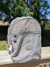 Kipling Seoul 14 pulgadas Gris Metálico Mochila Bolso de Mano para Laptop
