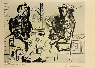 Pablo Picasso, 1958 Original signed Print, COA + appraisal for $3,500US