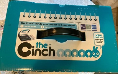 THE CINCH VERSION 2 NEW IN OPEN BOX BOOK BINDING TOOL! W/ accessories