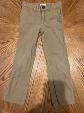 Gymboree Little Boys Khaki Dressy Jeans, Size 5 Adjustable Waist, Prep Fit