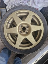 SET OF 4 ALLOYS 4X100 INCLUDING TYRES 205 40 16