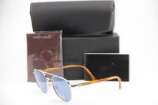 NEW PERSOL 1006-S 518/56 SILVER HAVANA AUTHENTIC FRAMES SUNGLASSES 53-20