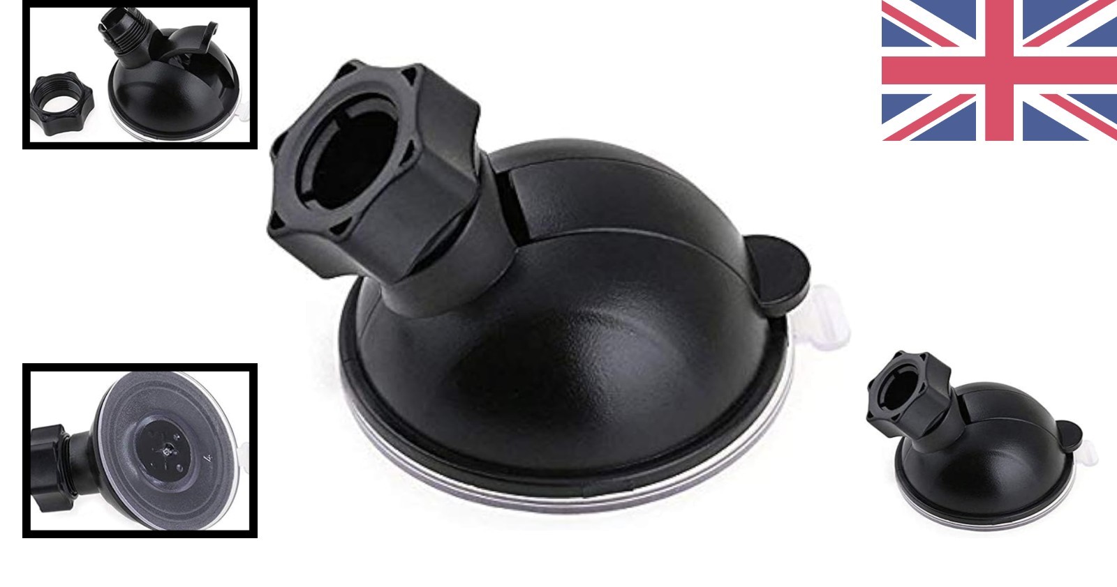 Waterproof Suction Cup Mount for Nextbase Dash Cam - Ensures Secure Positioning