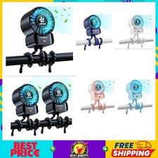 4-Speed Portable Stroller Fan-quiet Rechargeable USB Clip-on Fan for Baby Travel